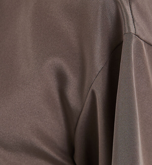 qualite「ストレッチデシンTブラウス」|シャツ・ブラウス|