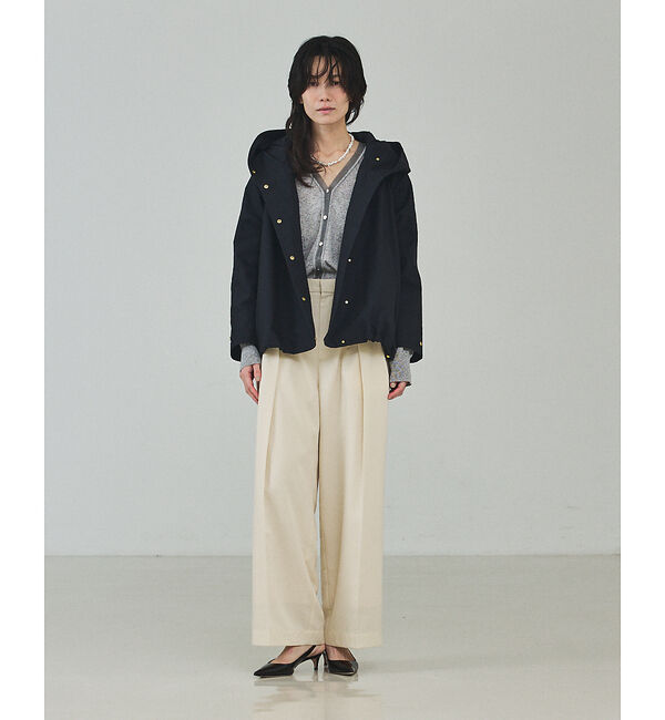 qualite「タスランストレッチフードブルゾン【予約】」|ブルゾン・スタジャン|