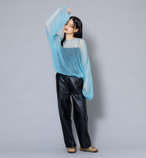 NOMINE「【iocus】袖ボリュームルーズニット」|ニット・セーター|