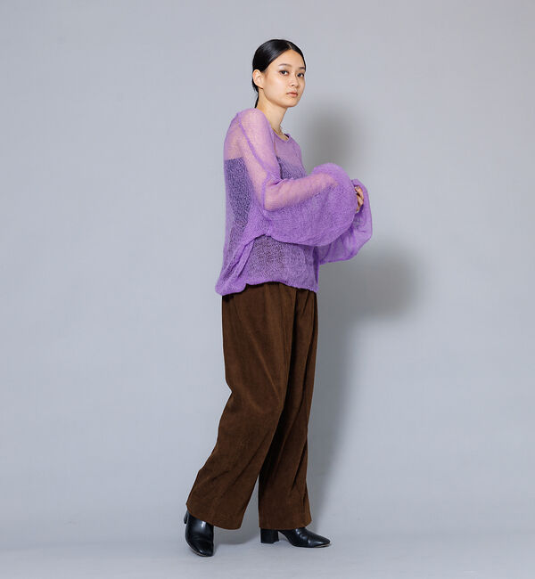 NOMINE「【iocus】袖ボリュームルーズニット」|ニット・セーター|