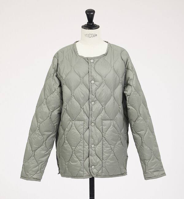 NOMINE「【TAION】キルティングクルーネック ダウンジャケット / ブルゾン」|ダウン|