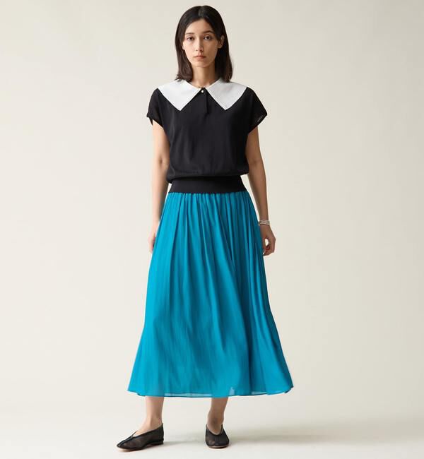 TIARA「ドライタッチギャザースカート」|スカート|