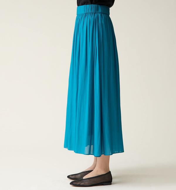 TIARA「ドライタッチギャザースカート」|スカート|