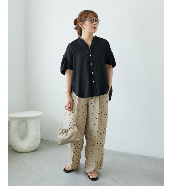  「《お気に入り急上昇！！》ヴィンテージライクフレアスリーブブラウス」|シャツ・ブラウス|