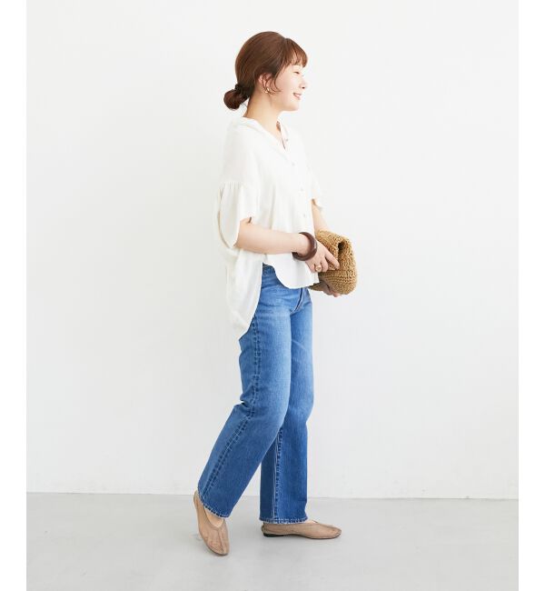  「《お気に入り急上昇！！》ヴィンテージライクフレアスリーブブラウス」|シャツ・ブラウス|