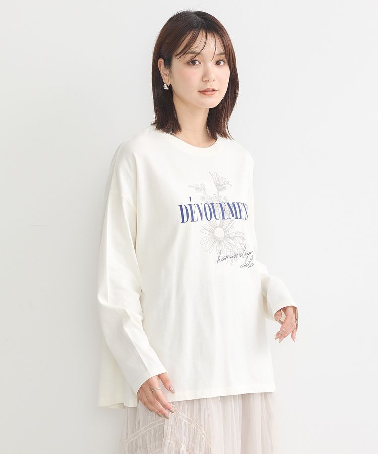 earth music&ecology「グラフィックロンT」|Tシャツ・カットソー|