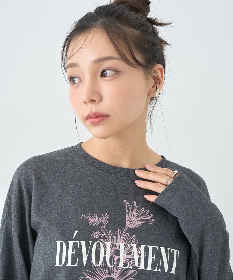 earth music&ecology「グラフィックロンT」|Tシャツ・カットソー|