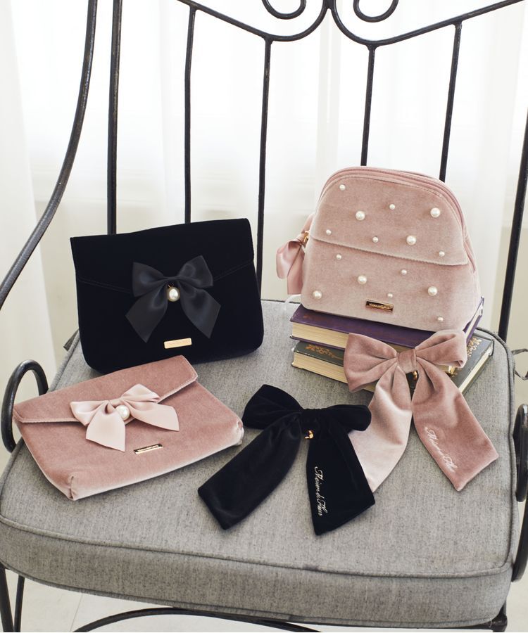 Maison de FLEUR「ベロアリボンヘアカフ」|イヤリング|