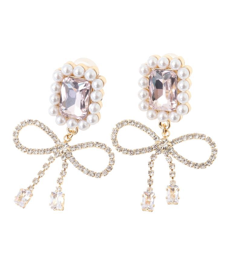 Maison de FLEUR「パールビジューイヤリング」|イヤリング|