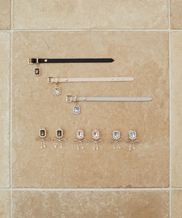 Maison de FLEUR「パールビジューイヤリング」|イヤリング|