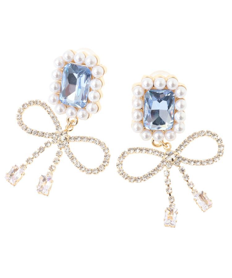 Maison de FLEUR「パールビジューイヤリング」|イヤリング|