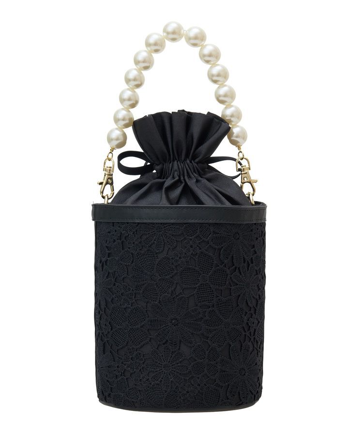 Maison de FLEUR「EC限定フラワーレース2Wayバケツ型バッグ」|ショルダー・メッセンジャー|