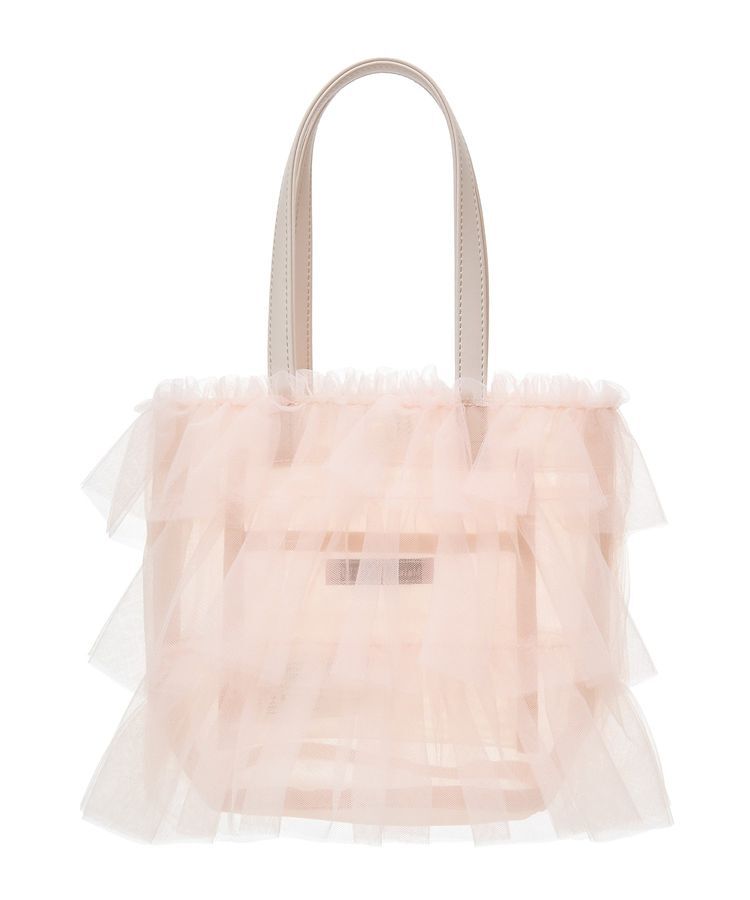 Maison de FLEUR「コットンキャンディフリルトートバッグ」|トートバッグ|