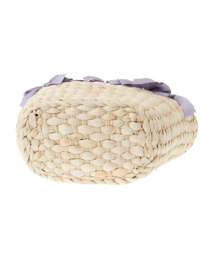 Maison de FLEUR「EC限定パールハンドルリボンカゴバッグ」|ハンドバッグ|