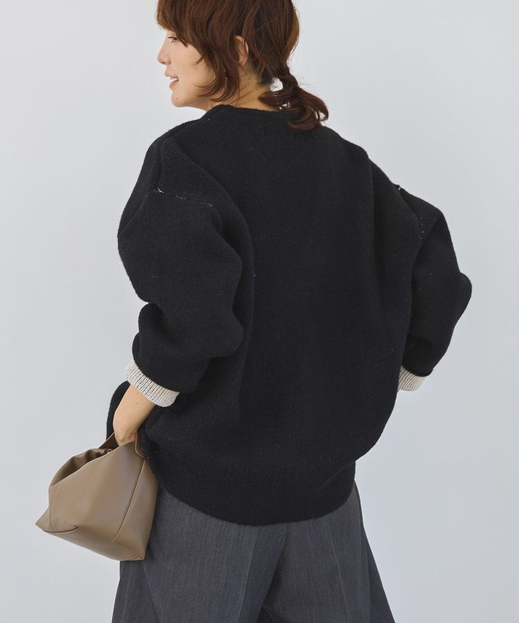 AMERICAN HOLIC「VネックWフェイスニットカーディガン【WEB限定カラー有り】」|カーディガン|