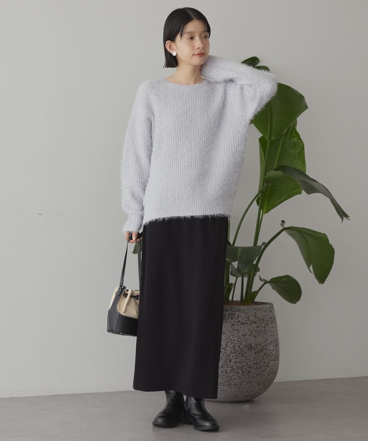 AMERICAN HOLIC「【WEB限定】フェザーゆるニットプルオーバー」|ニット・セーター|