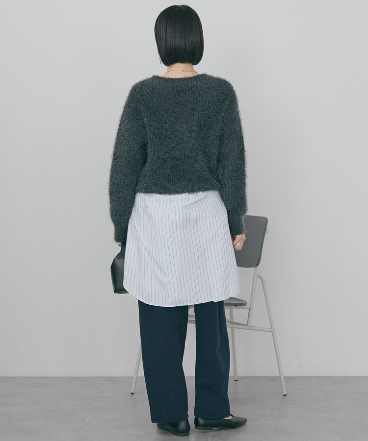 AMERICAN HOLIC「【WEB限定】フェザーゆるニットプルオーバー」|ニット・セーター|