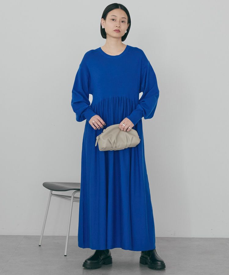 AMERICAN HOLIC「【WEB限定】バイパチティアードニットワンピース＜静電気軽減＞」|ワンピース|