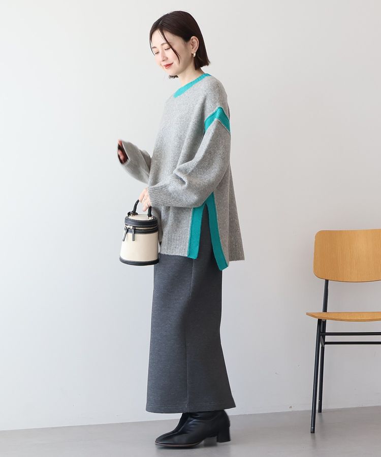 AMERICAN HOLIC「バイカラーニットプルオーバー【WEB限定カラー有り】」|ニット・セーター|