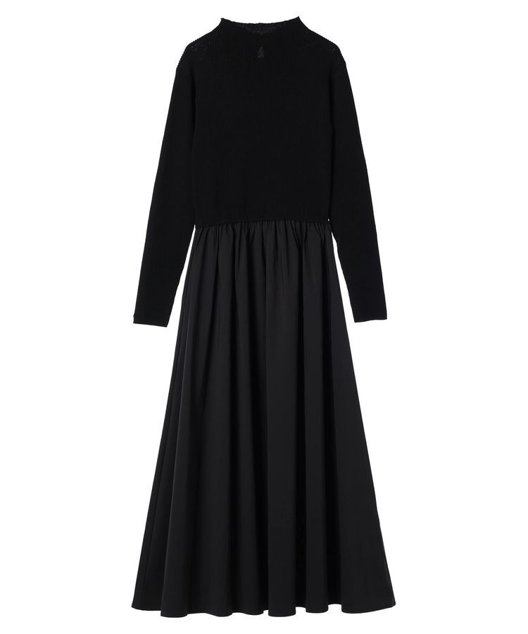 AnriettMusee「リブニットドッキングワンピース」|ワンピース|