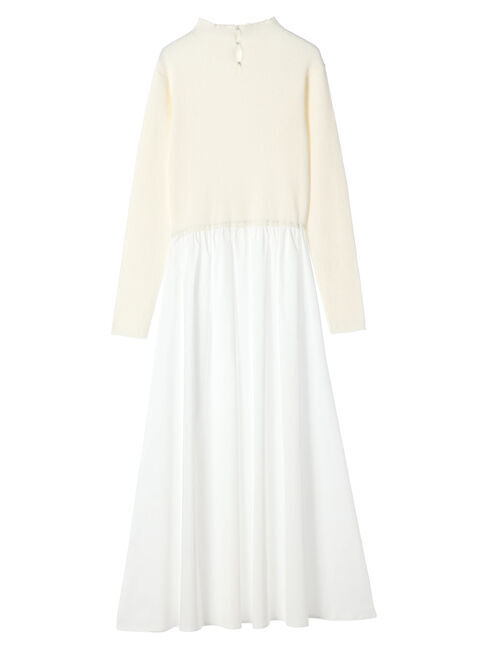 AnriettMusee「リブニットドッキングワンピース」|ワンピース|