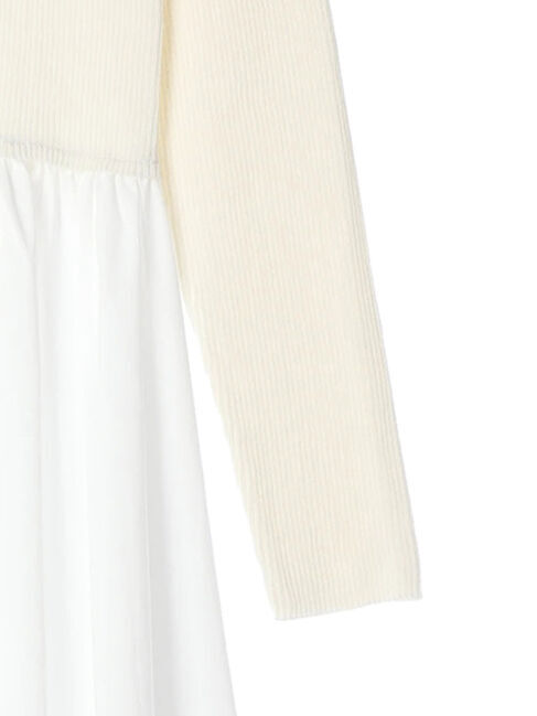 AnriettMusee「リブニットドッキングワンピース」|ワンピース|