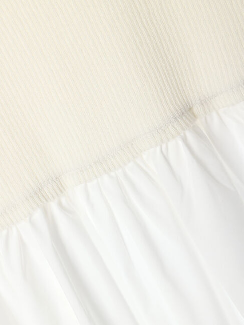 AnriettMusee「リブニットドッキングワンピース」|ワンピース|