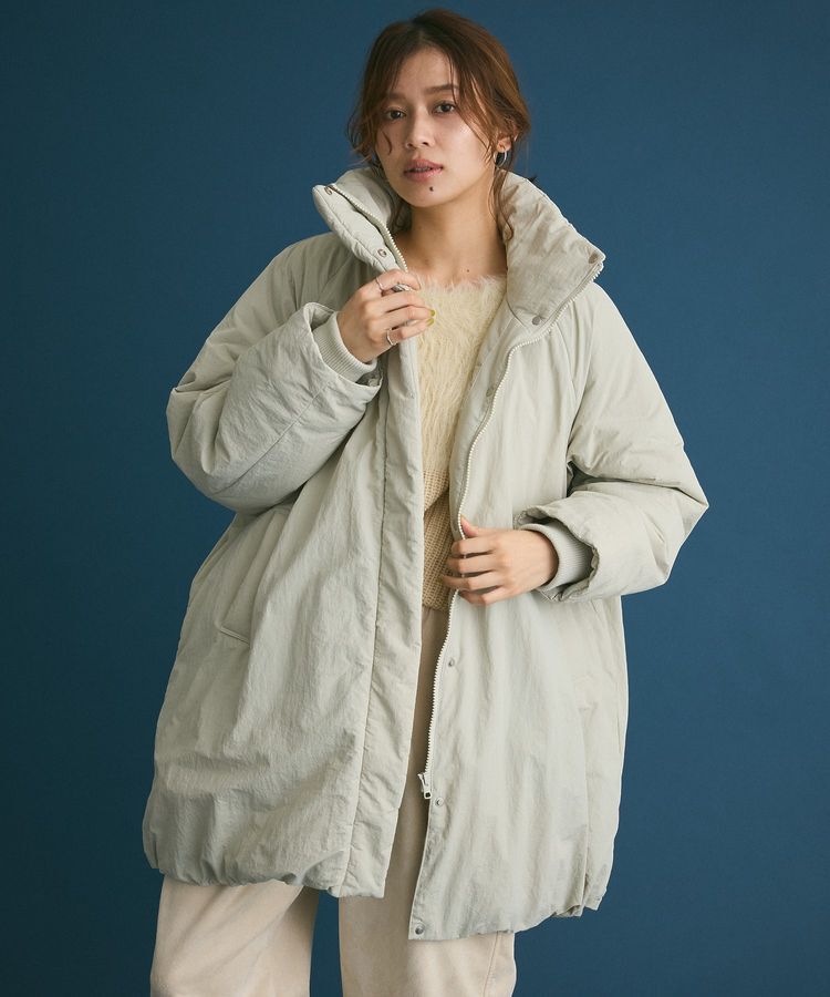Green Parks「シームレス中綿ドロストコート」|その他|