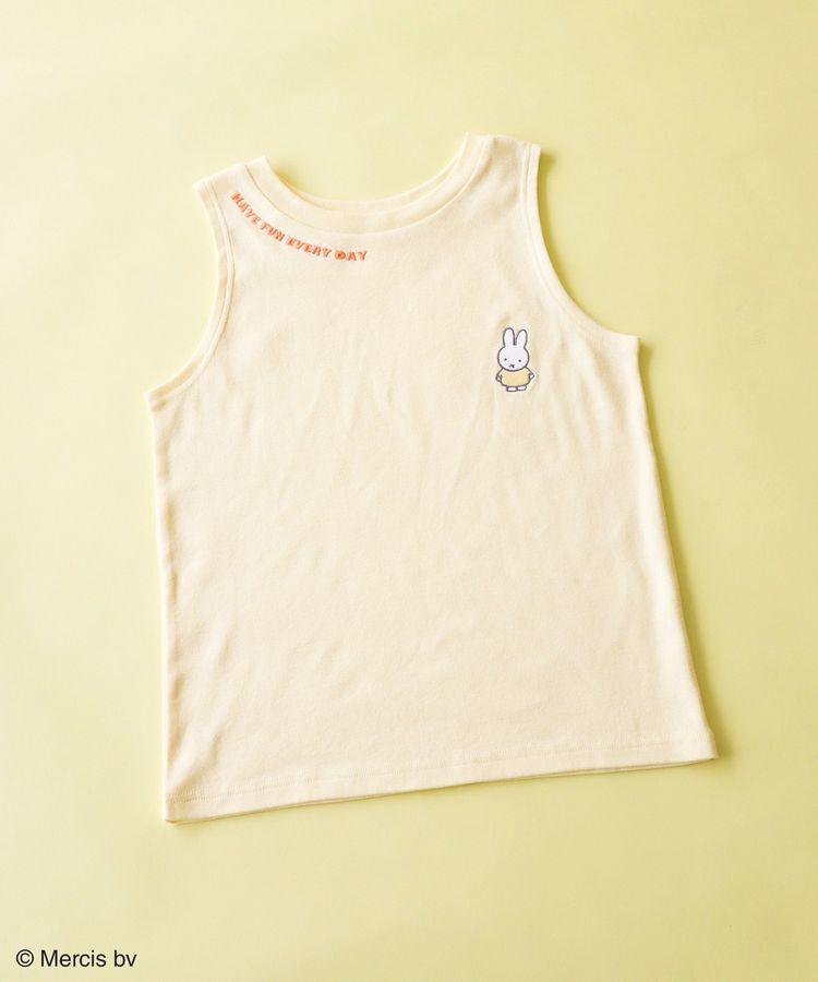 Green Parks「miffy/ワンポイント刺しゅうタンクトップ」|キャミソール|Yellow