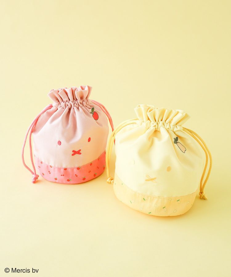 Green Parks「miffy/フルーツプリントきんちゃくBag」|ポーチ|