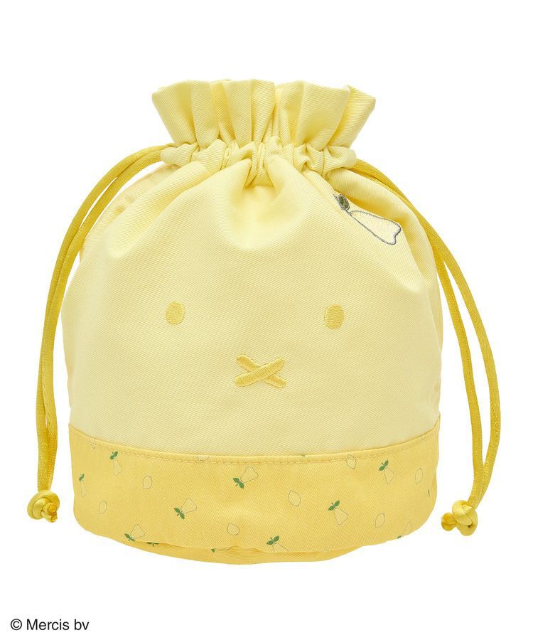 Green Parks「miffy/フルーツプリントきんちゃくBag」|ポーチ|