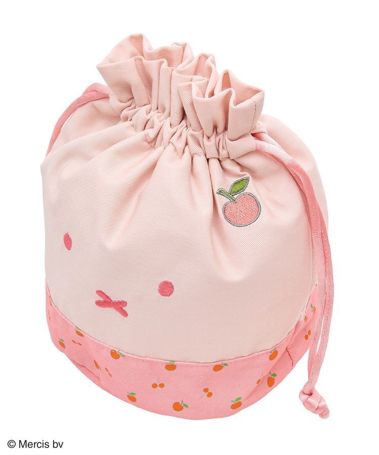 Green Parks「miffy/フルーツプリントきんちゃくBag」|ポーチ|