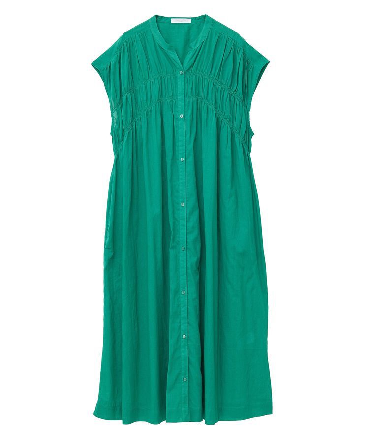 Green Parks「インド綿 シャーリングワンピース」|ワンピース|