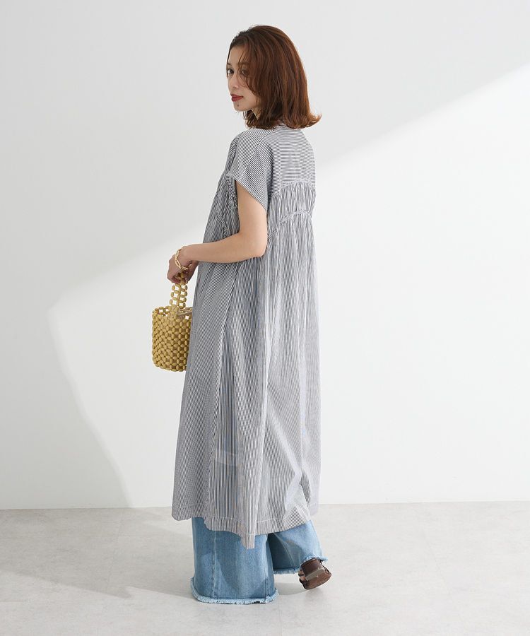 Green Parks「インド綿 シャーリングワンピース」|ワンピース|