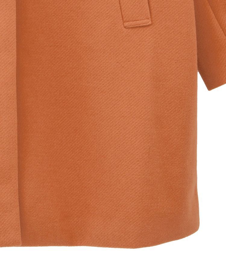 Green Parks「2wayフード取り外しAラインコート」|ノーカラーコート|