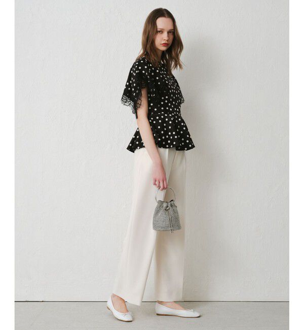 LOULOU WILLOUGHBY「【LOULOU WILLOUGHBY】ダブルクロスサス付キパンツ」|その他|