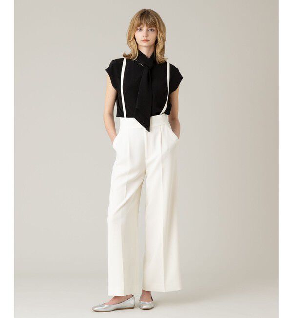 LOULOU WILLOUGHBY「【LOULOU WILLOUGHBY】ダブルクロスサス付キパンツ」|その他|