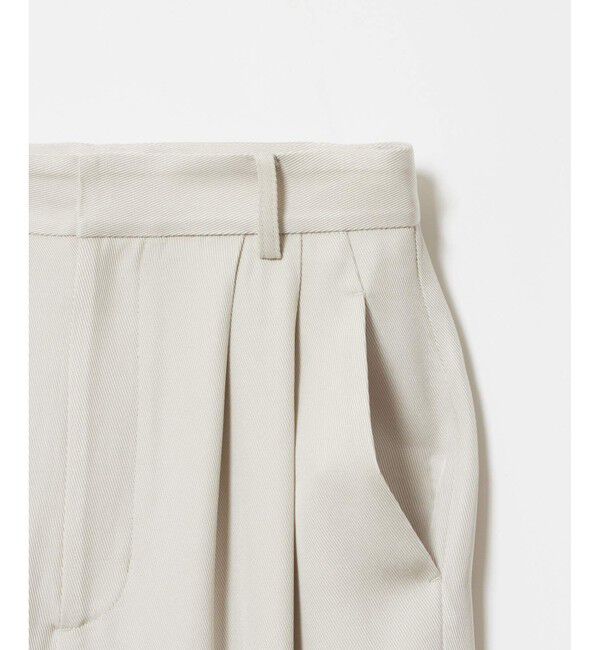 LOULOU WILLOUGHBY「【LOULOU WILLOUGHBY】ヘビーツイルタックパンツ」|チノ|