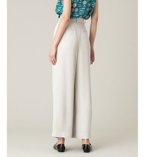 LOULOU WILLOUGHBY「【LOULOU WILLOUGHBY】ヘビーツイルタックパンツ」|チノ|