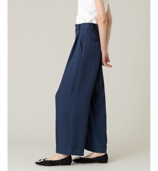 LOULOU WILLOUGHBY「【LOULOU WILLOUGHBY】ヘビーツイルタックパンツ」|チノ|