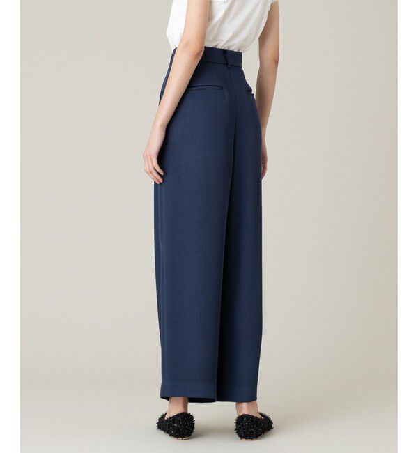 LOULOU WILLOUGHBY「【LOULOU WILLOUGHBY】ヘビーツイルタックパンツ」|チノ|