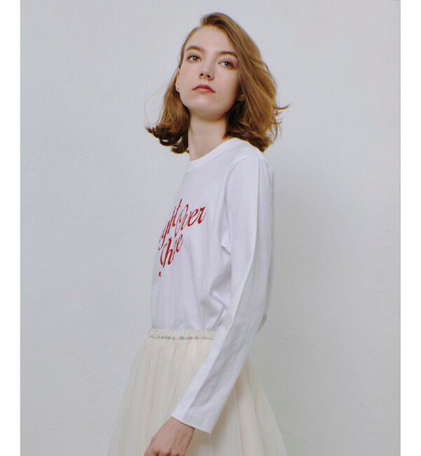 allureville「カリグラフィーロゴロンTEE」|Tシャツ・カットソー|