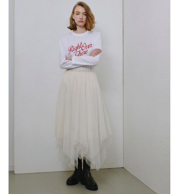 allureville「カリグラフィーロゴロンTEE」|Tシャツ・カットソー|