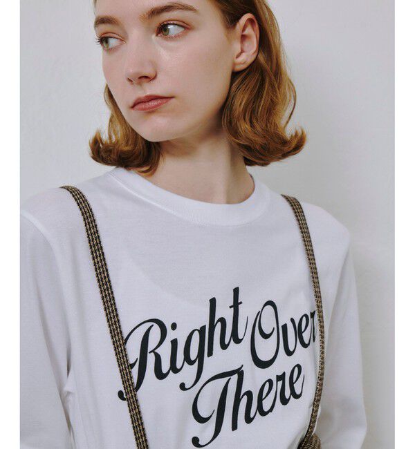 allureville「カリグラフィーロゴロンTEE」|Tシャツ・カットソー|ブラック