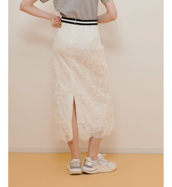 allureville「メッシュレーススカート」|スカート|