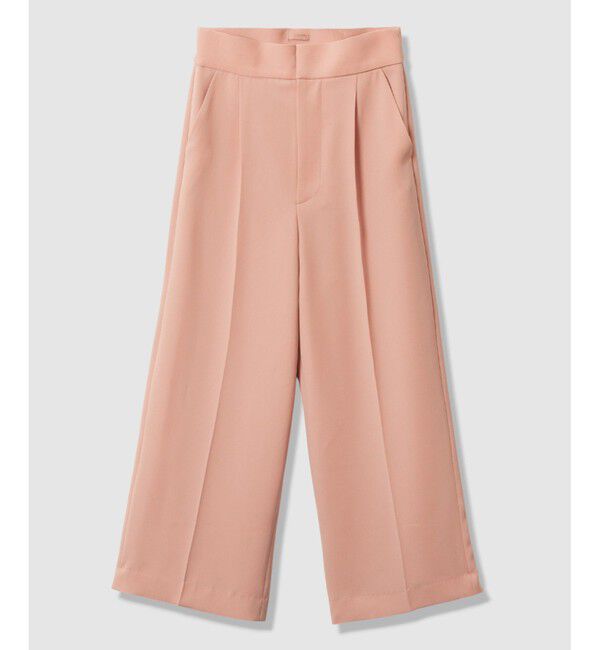 LOULOU WILLOUGHBY「【LOULOU WILLOUGHBY】ダブルクロスハイウエストサロペットパンツ」|チノ|