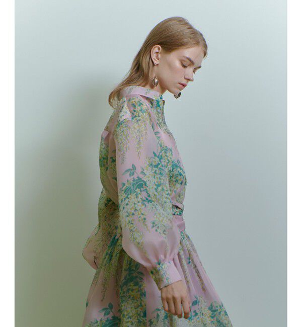 LOULOU WILLOUGHBY「【LOULOU WILLOUGHBY】RATTIオーガンフラワーブラウス」|シャツ・ブラウス|