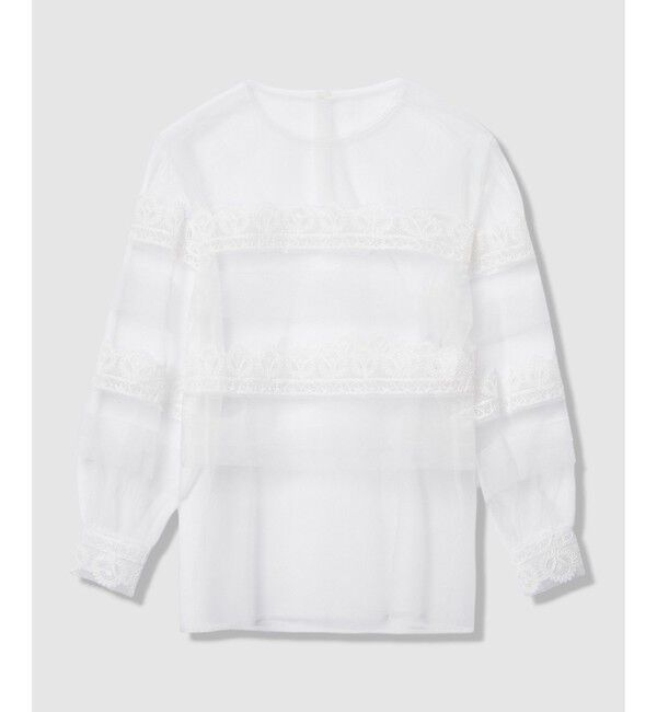LOULOU WILLOUGHBY「【LOULOU WILLOUGHBY】チュールレースブラウス」|シャツ・ブラウス|