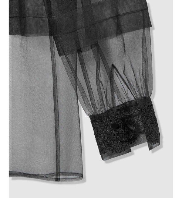 LOULOU WILLOUGHBY「【LOULOU WILLOUGHBY】チュールレースブラウス」|シャツ・ブラウス|