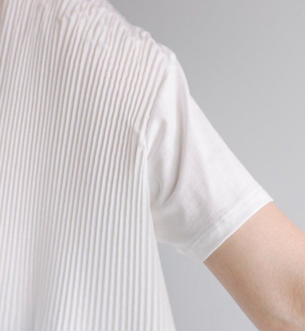  「《リバイバル》【WEB限定/Du noir】フロントプリーツTシャツ」|Tシャツ・カットソー|